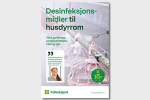 Desinfeksjonsmidler til husdyrrom