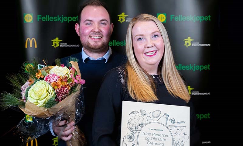 Trine og Ole Otto vant «Årets unge bonde»