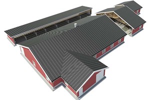 Lanserer modulfjøs for det framtidsretta bruket