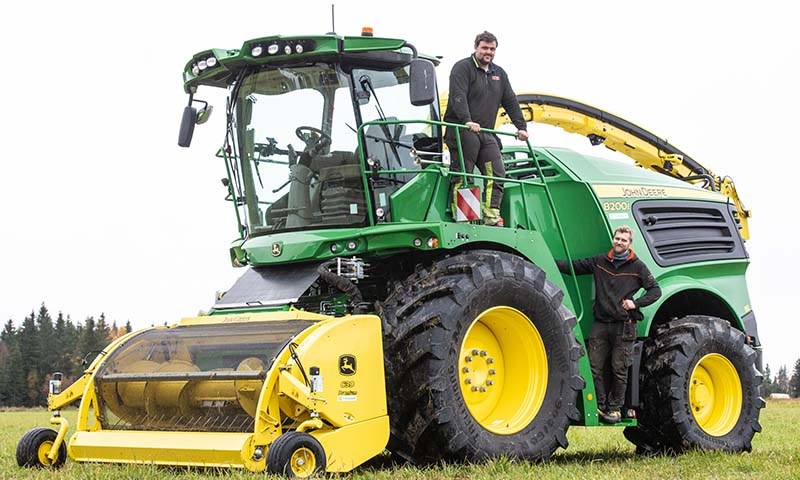 Økte kapasiteten med John Deere  finsnitter