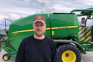 Effektiv rundballepresse gir godt gras til pultosten