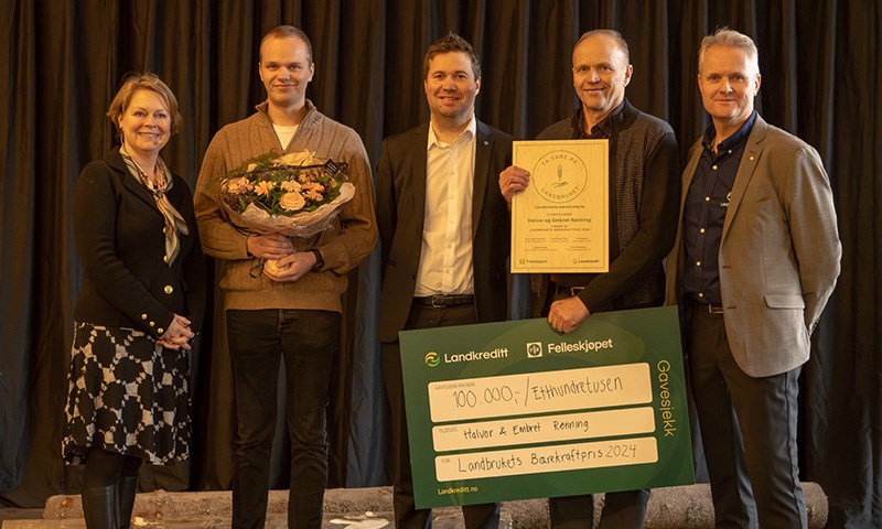 Her er vinnerne av Landbrukets Bærekraftpris 2024