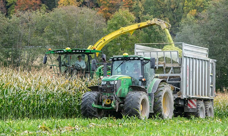 John Deere snitter i aksjon