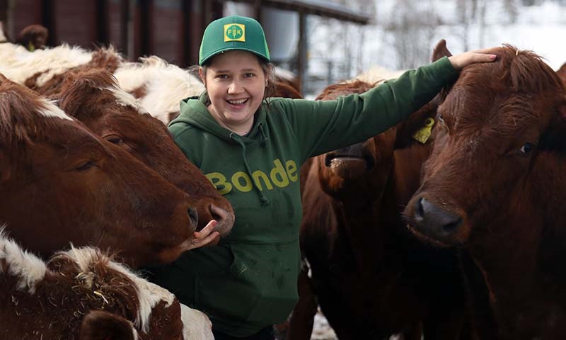 Roxana ble kåret til Årets Glabonde av Buskerud Bondelag