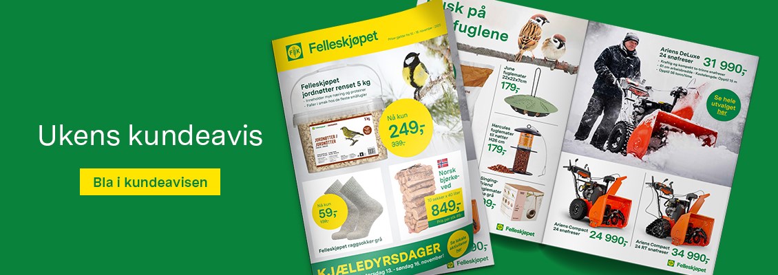 Klikk her for å bla i kundeavisen - gode tilbud og produkttips