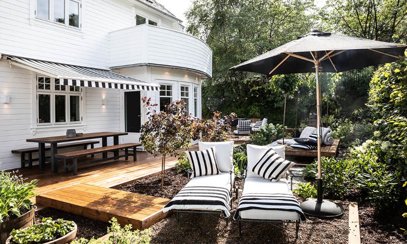 Ferdig renovert hage