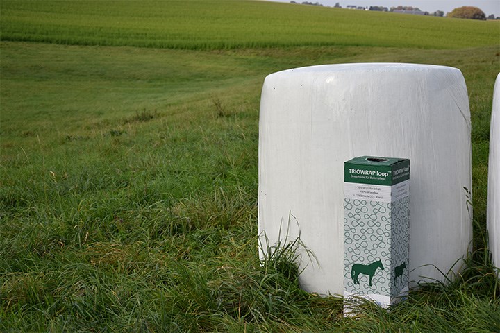 TrioWrap loop- Gjenvunnet rundballeplast beskrevet i tre steg