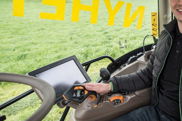 Joystick-styring i traktor